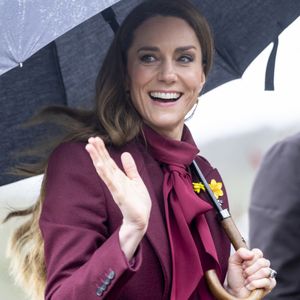 Le Prince William, le Prince de Galles, et Catherine, la Princesse de Galles, visitent Powys, à l'occasion de la fête de la Saint Davids. Photo par GOFF  / BESTIMAGE