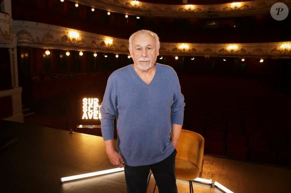 Exclusif - Francis Perrin lors du tournage de "Sur Scène Avec" à Paris le 7 novembre 2024. © Jack Tribeca / Bestimage