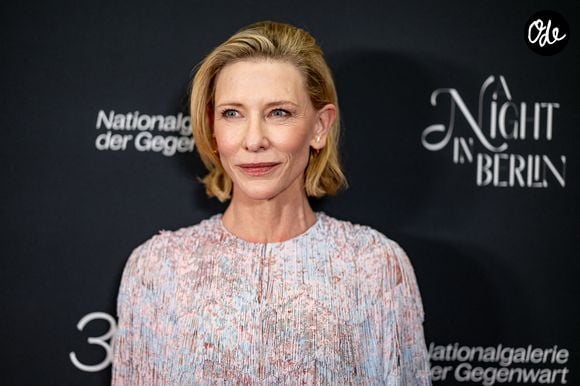 14 mars 2026, Berlin : l'actrice Cate Blanchett assiste au gala « A Night in Berlin » organisé pour célébrer le 30e anniversaire du Hamburger Bahnhof. Photo de Fabian Sommer/DPA/ABACAPRESS.COM