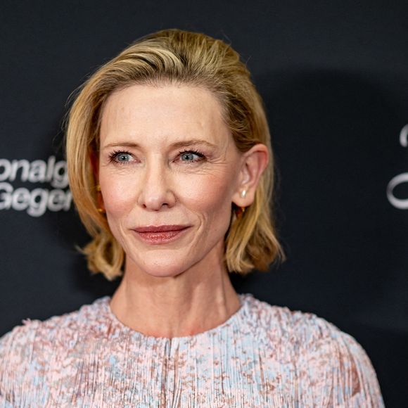 14 mars 2026, Berlin : l'actrice Cate Blanchett assiste au gala « A Night in Berlin » organisé pour célébrer le 30e anniversaire du Hamburger Bahnhof. Photo de Fabian Sommer/DPA/ABACAPRESS.COM