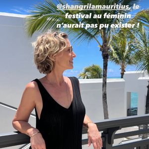 La comédienne s'est récemment rendue à l'Île Maurice

Alexandra Lamy à l'Île Maurice dans le cadre du Festival international du film au féminin.