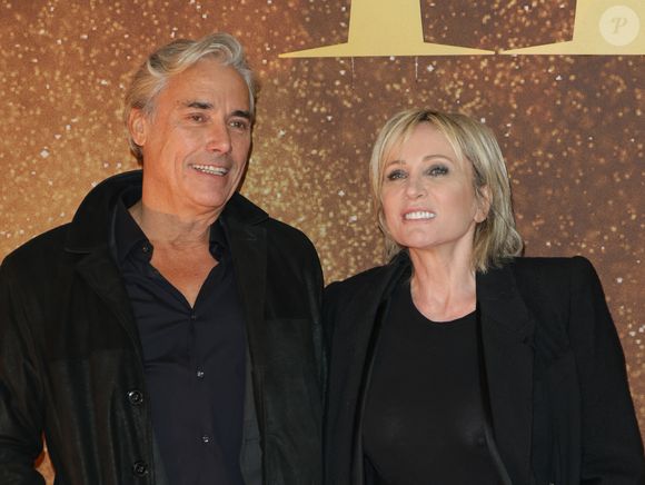 Patricia Kaas et son compagnon -  Avant-première du film "Gladiator 2" au cinéma Pathé Palace à Paris le 10 novembre 2024. © Coadic Guirec / Bestimage