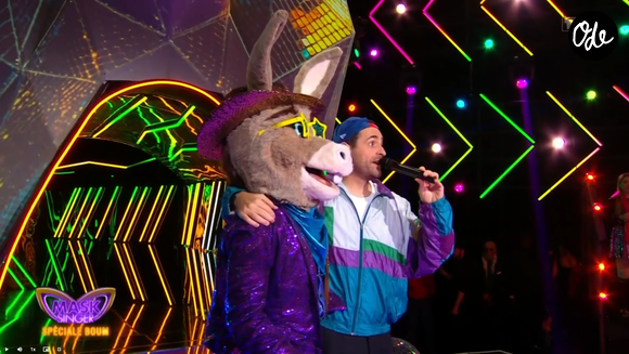 Un nouveau trophée TF1 pour lui qui avait déjà remporté une saison de "Danse avec les stars" avec Fauve Hautot en 2022

L'Ane dans Mask Singer 9 - capture d'écran TF1