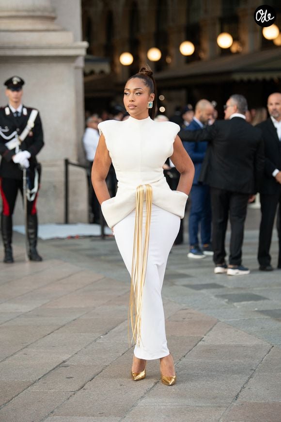 Jordyn Woods au Vogue World 2026 à la Galleria Vittorio Emanuele II le 22 septembre 2026
©SGPItalia