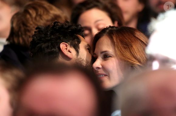 Jamel Debbouze et sa femme Melissa Theuriau assistent à la soirée d'ouverture du 19ème Festival International du film de Comédie de l'Alpe d'Huez le 13 janvier 2016. © Dominique Jacovides/Bestimage