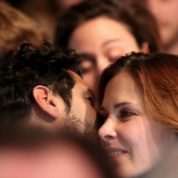 Jamel Debbouze et sa femme Melissa Theuriau assistent à la soirée d'ouverture du 19ème Festival International du film de Comédie de l'Alpe d'Huez le 13 janvier 2016. © Dominique Jacovides/Bestimage