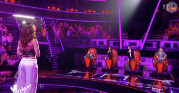 Scarlett Avedikian dans "The Voice", TF1, le 8 février 2025.
