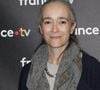 Delphine Ernotte, présidente de France Télévisions - Photocall à l'occasion des 40 ans de l'émission "Télématin" au siège de France Télévisions à Paris le 6 février 2025. © Coadic Guirec/Bestimage