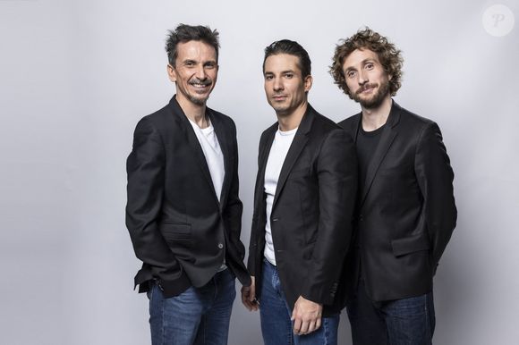 Exclusif - Arnaud Tsamere, Jérémy Ferrari et Baptiste Lecaplain - Studio - Enregistrement de l'émission "La chanson secrète", présentée par N.Aliagas et diffusée le 29 décembre sur TF1. © Guillaume Gaffiot-Cyril Moreau / Bestimage