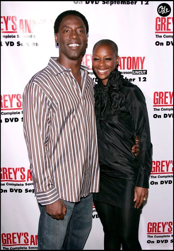 Isaiah Washington et son épouse Jenisa lors du lancement de la deuxième saison en DVD de "Grey’s Anatomy", à Hollywood.
GOFF / BESTIMAGE