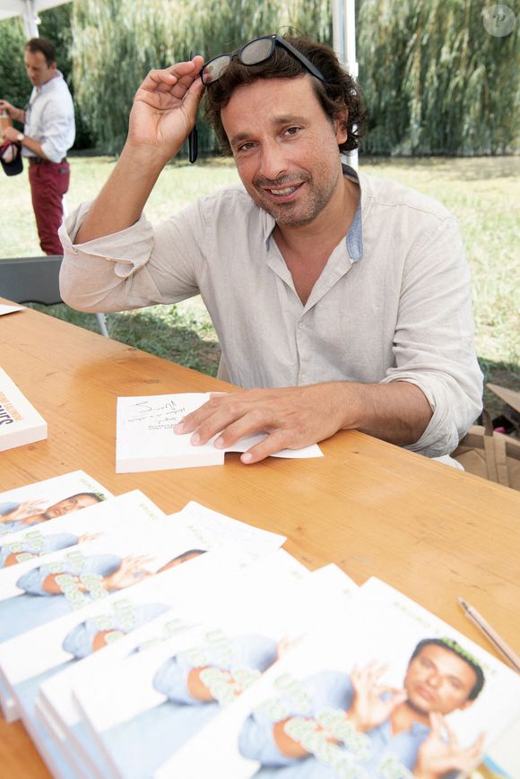 Bruno Salomone assiste à la 2e édition de 'Les Ecrivains Chez Gonzague Saint Bris' ( anciennement Foret des Livres) à Chanceaux près de Loches, France, le 25 août 2019.
Photo par David Niviere/ABACAPRESS.COM