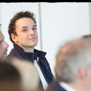 Exclusif - Theo Curin lors de la présentation de l'engagement de France Télévisions pour le handicap, France Télévision, Salle du Conseil le 6 mars 2025.

© Alain Guizard / Bestimage