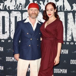 Mathias Malzieu et sa compagne Daria Nelson - Avant-première du film "Dogman" au cinéma UGC Normandie à Paris le 19 septembre 2023. © Coadic Guirec/Bestimage