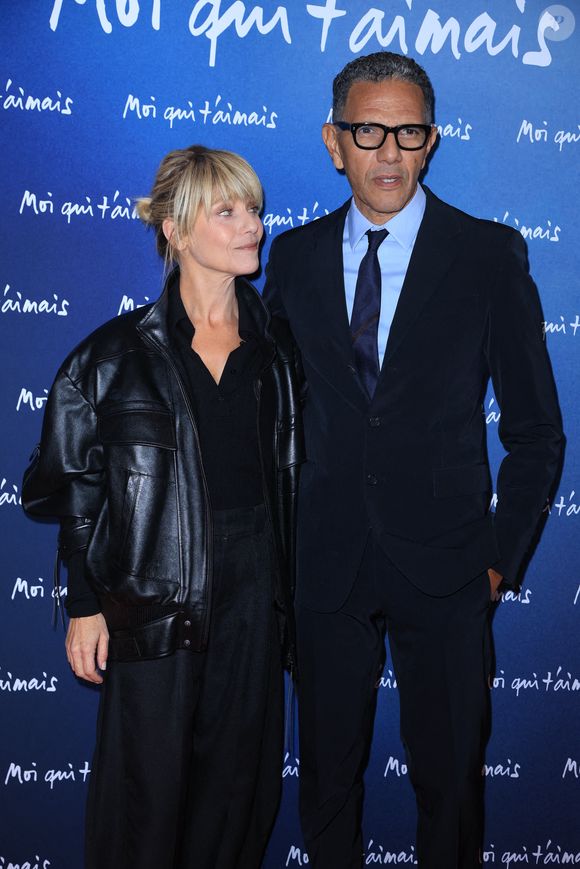 Marina Fois et Roschdy Zem assistent à la première de Moi qui t'aimais à Paris, France, le 25 septembre 2025. Photo by Jerome Domine/ABACAPRESS.COM
