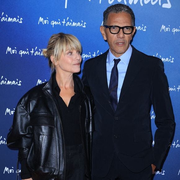 Marina Fois et Roschdy Zem assistent à la première de Moi qui t'aimais à Paris, France, le 25 septembre 2025. Photo by Jerome Domine/ABACAPRESS.COM