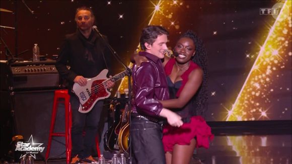Bastiaan et Sarah de la Star Academy - capture d'écran TF1