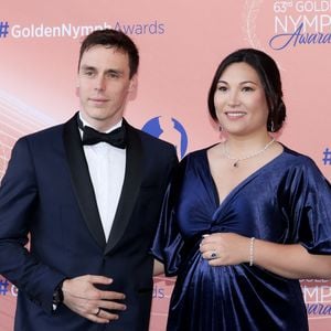 Louis Ducruet et sa femme Marie (enceinte) - La famille princière au photocall et cérémonie de clôture de la 63ème édition du Festival de Télévision de Monte-Carlo (63rd Golden Nymph) au Grimaldi Forum à Monaco le 18 juin 2024.

© Claudia Albuquerque / Bestimage