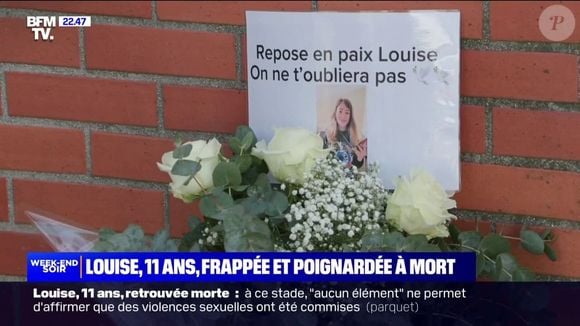 Meurtre de Louise, capture d'écran BFMTV.