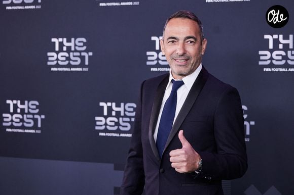 Youri Djorkaeff - Photocall de la cérémonie des Best FIFA Football Awards à la salle Pleyel à Paris le 27 février 2023. © Cyril Moreau / Bestimage