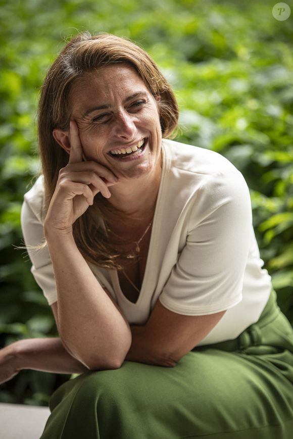 Marine Tondelier, conseillère régionale des Hauts-de-France et secrétaire nationale des Écologistes lors du premier jour de l’université d’été des Ecologistes à Strasbourg, France, le 21 août 2025. © Elyxandro Cegarra/Psnewz/Bestimage