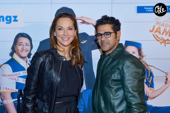 Jamel Debbouze et sa femme Mélissa Theuriau à l'after party de l'avant-première de la série "Terminal" à Paris le 8 avril 2024.

© Rachid Bellak/Bestimage