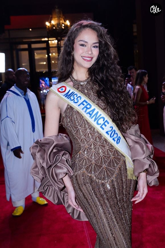 Hinaupoko Devèze, miss France 2026 à la 1ère édition du Marrakech Comedy Festival le 6 juin 2026 © Rachid Bellak / Bestimage