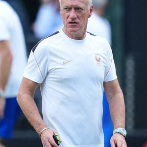 Didier Deschamps, sélectionneur de l'équipe de France, lors d'une séance d'entraînement au stade de l'Inter Miami CF, à Miami. 
PA Photos/ABACA