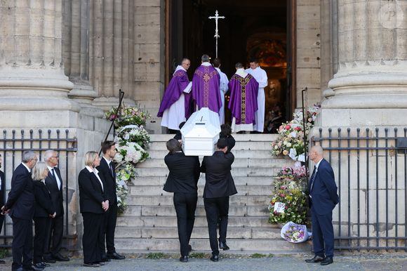 Obsèques de Nathalie Baye en l'église Saint-Sulpice à Paris le 23 avril 2026. 

© Dominique Jacovides - Coadic Guirec / Bestimage