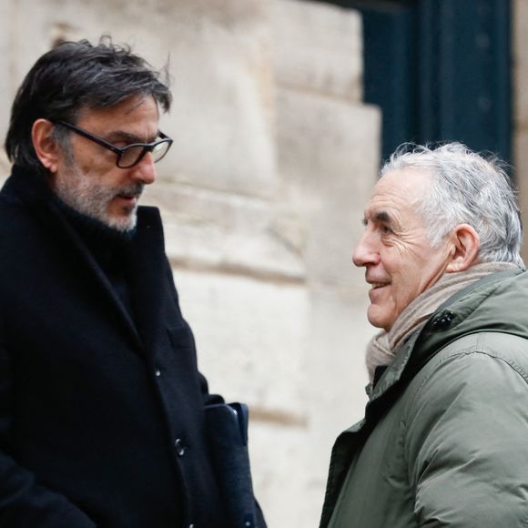 Yvan Attal, guest - Arrivées aux obsèques de Niels Arestrup à l'Église Saint-Roch à Paris. Le 10 décembre 2024
© Christophe Clovis / Bestimage
