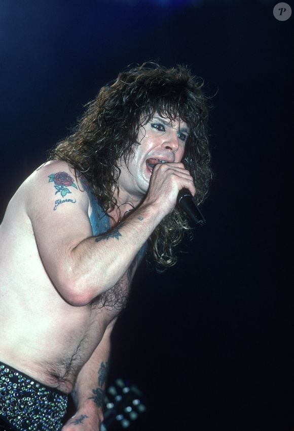 Ozzy Osbourne en concert en 1988  
©Photo Press Service / BESTIMAGE