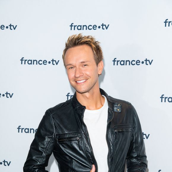 Cyril Féraud lors du photocall dans le cadre de la conférence de presse de France Télévisions au Pavillon Gabriel à Paris, France, le 24 août 2021. Pierre Perusseau/Bestimage