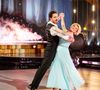 Sophie Davant et son partenaire Nicolas Archambault, lors du prime de "Danse avec les stars 2025", le 21 février