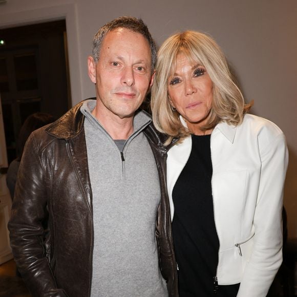 Marc-Olivier Fogiel et Brigitte Macron - 7ème remise du prix "Fonds de dotation Line Renaud-Loulou Gasté" pour la recherche médicale à la Maison de la Recherche à Paris le 17 novembre 2025. © Coadic Guirec/Bestimage
