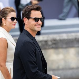Roger Federer - Arrivées au défilé DIOR de la mode homme Printemps/Été 2026 dans le cadre de la Fashion Week de Paris à l'Hôtel National des Invalides, Place Vauban, à Paris, France, le 27 juin 2025. © Thibault Duboucher/Bestimage