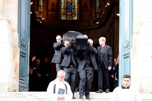Illustration - Sorties des obsèques de Thierry Ardisson en l’église Saint-Roch de Paris, France, le 17 juillet 2025.  © Clovis-Jacovides/Bestimage