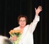 Le choix de cet édifice est hautement symbolique puisqu’il est surnommé “l’église des artistes du spectacle”.

Marie-Paule Belle - Générale du concert de Marie-Paule Belle "Au Revoir et Merci" au théâtre de Passy à Paris. © Coadic Guirec/Bestimage