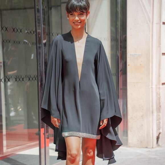 Paris, FRANCE  Celebrities at Stephane Rolland show during Paris Fashion Week.    Pictured: Eve gilles
