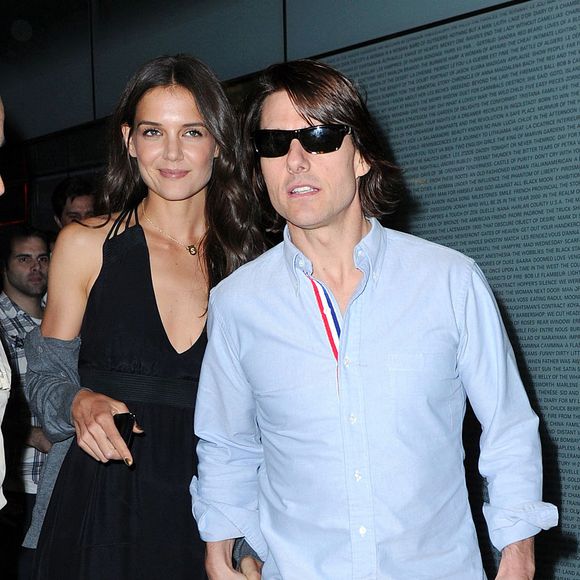 Katie Holmes et Tom Cruise à la sortie de la soirée pour le film « Don't Be Afraid of the Dark » à New York. © FAME PICTURES / BESTIMAGE
