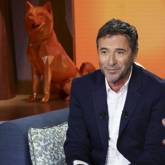 Exclusif - Bernard Montiel, sur plateau de la nouvelle émission "Animalement Vôtre" présentée par Bernard Montiel et diffusée le 7 décembre sur France 3, à Paris, France, le 7 octobre 2025. © Jack Tribeca/Bestimage