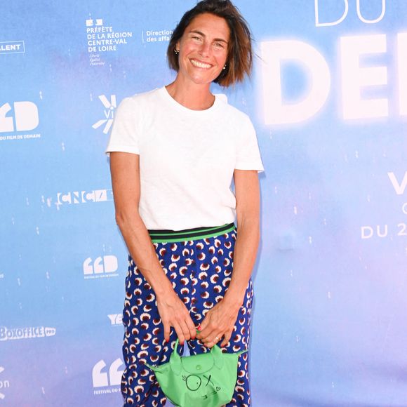 Alessandra Sublet au photocall de la première édition du Festival du Film de Demain au Ciné Lumière à Vierzon, France, le 4 juin 2022. © Coadic Guirec/Bestimage
