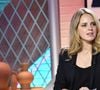 Claire Arnoux -  Enregistrement de "Salon VIP" de BEIN Sport, Claire Arnoux reçoit  pour un magazine qui mêle divertissement, actualité et information. Cette semaine Guillaume Gouix et Elodie Bouchez pour la sortie en salles du film " Amore Mio" à Paris le 31 janvier 2023 © Veeren / Bestimage