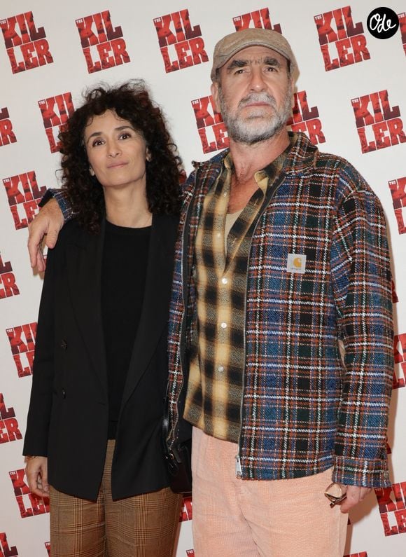 Rachida Brakni et Eric Cantona - Avant-première du film "The Killer" au cinéma Pathé Palace à Paris © Coadic Guirec / Olivier Borde / Bestimage