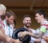 Un match de football avec de nombreuses célébrités dont M. Pokora
Ragnar Le Breton, Matt Pokora (M. Pokora), Louis Ducruet - La famille princière de Monaco assiste au match de football Racing Stars Football Cup opposant les pilotes Nazionale Piloti contre les Barbagiuans au stade Louis II à Monaco le 21 mai, 2025. © Claudia Albuquerque/Bestimage