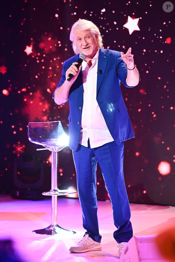 Exclusif - Patrick Sébastien - Enregistrement de l'émission "Vivement Dimanche", présentée par M.Drucker et diffusée le 29 décembre sur France 3, au studio Rive Gauche à Paris. Le 6 décembre 2024
© Guillaume Gaffiot / Bestimage