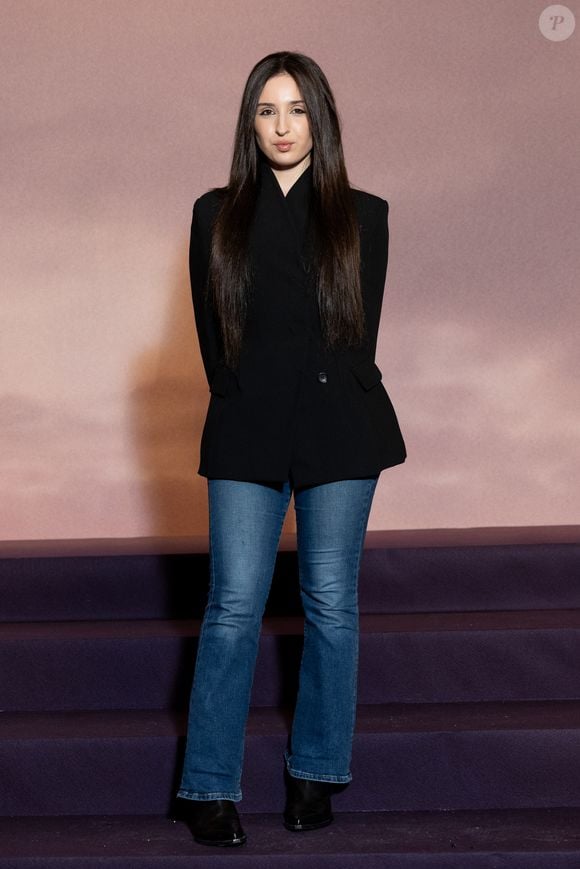 Ambre de la Star Academy 2025 - Photocall de l'avant-première mondiale parisienne de la saison 4 Netflix de "Bridgerton" au Palais Brongniart à Paris, France, le 14 janvier 2026. © Cyril Moreau/Bestimage