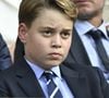 Kate Middleton et le prince William ont choisi le collège où le prince George poursuivra sa scolarité.

Le prince George de Galles - Personnalités à la finale homme du tournoi de tennis de Wimbledon.
© Chryslène Caillaud / PsnewZ / Bestimage
