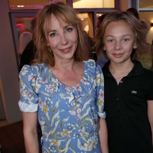 Exclusif - Julie Depardieu et son fils de 12 ans, Billy, qui joue dans le film - Projection en avant-première du film "Les Secrets de la Princesse de Cadignan" de A. Dombasle au CNC à Paris le 5 septembre 2023. © Bertrand Rindoff / Bestimage