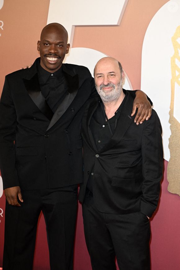 Jean-Pascal Zadi et Cédric Klapisch arrivent à la 50e cérémonie des César du cinéma à L'Olympia le 28 février 2025 à Paris, France. Photo David Niviere/ABACAPRESS.COM