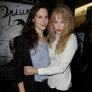 Justine Levy et Arielle Dombasle assistent à la première de 'Opium' qui s'est tenue au 'Cinéma Le Saint Germain' à Paris, France, le 27 septembre 2013. Photo by Jerome Domine/ABACAPRESS.COM