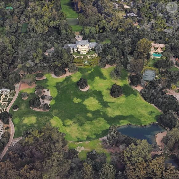 Vues de la propriété d'Oprah Winfrey à Montecito, Californie. Photos partagées sur Instagram le 28 décembre 2024.